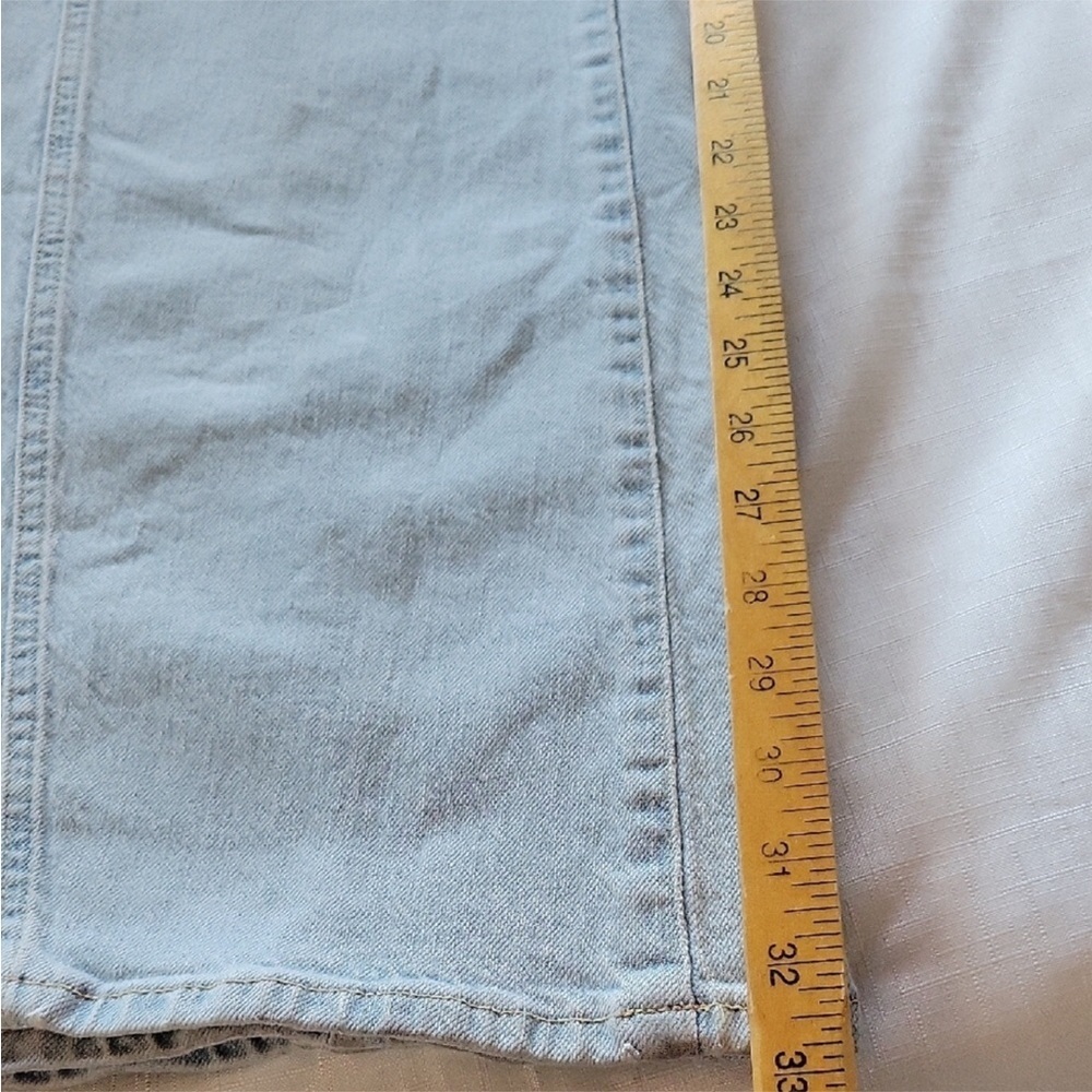 Free People we the Free women’s Light Blue Women's Jeans Wide Leg Size 30 - Picture 12 of 13